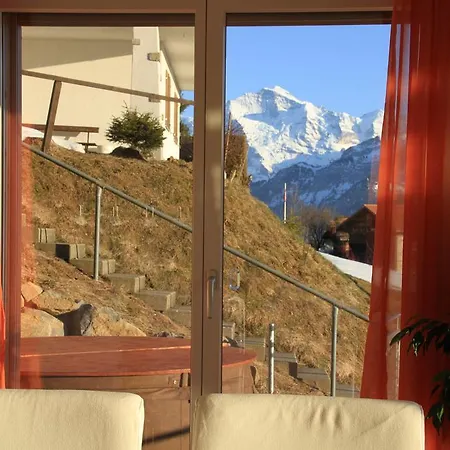 Swiss Mountain View アパート *